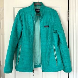 Patagonia Nano Puff sky blue jacket women’s Large